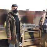 Un espace cuisine dans le nouveau local