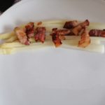 Asperges blanches aux lardons