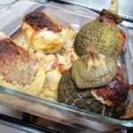 Courgettes et pommes de terre farce au fenouil
